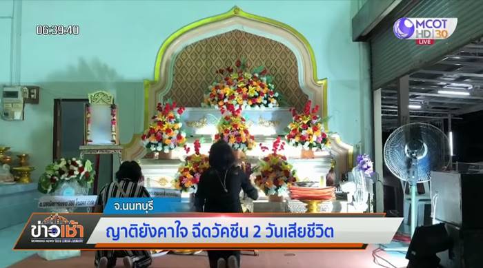 เสียชีวิตหลังฉีดวัคซีนโควิด 19