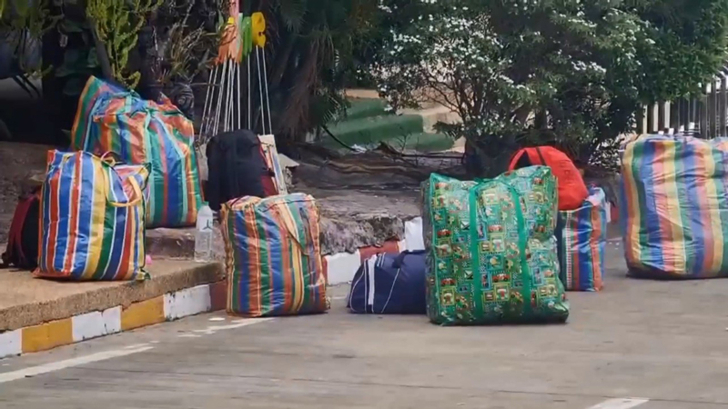 แรงงานลาวหนีกลับ