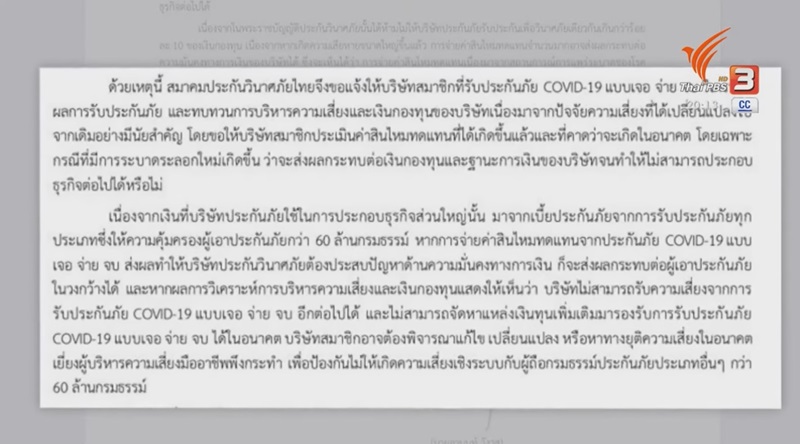 ประกันโควิด เจอ จ่าย จบ