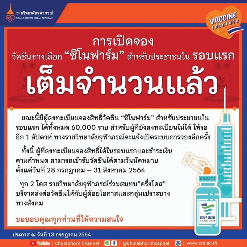 วัคซีนซิโนฟาร์ม