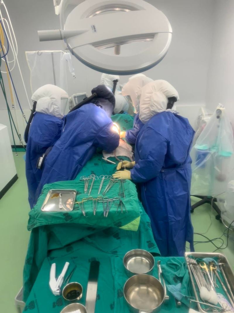 ติดโควิดกระเพาะทะลุ