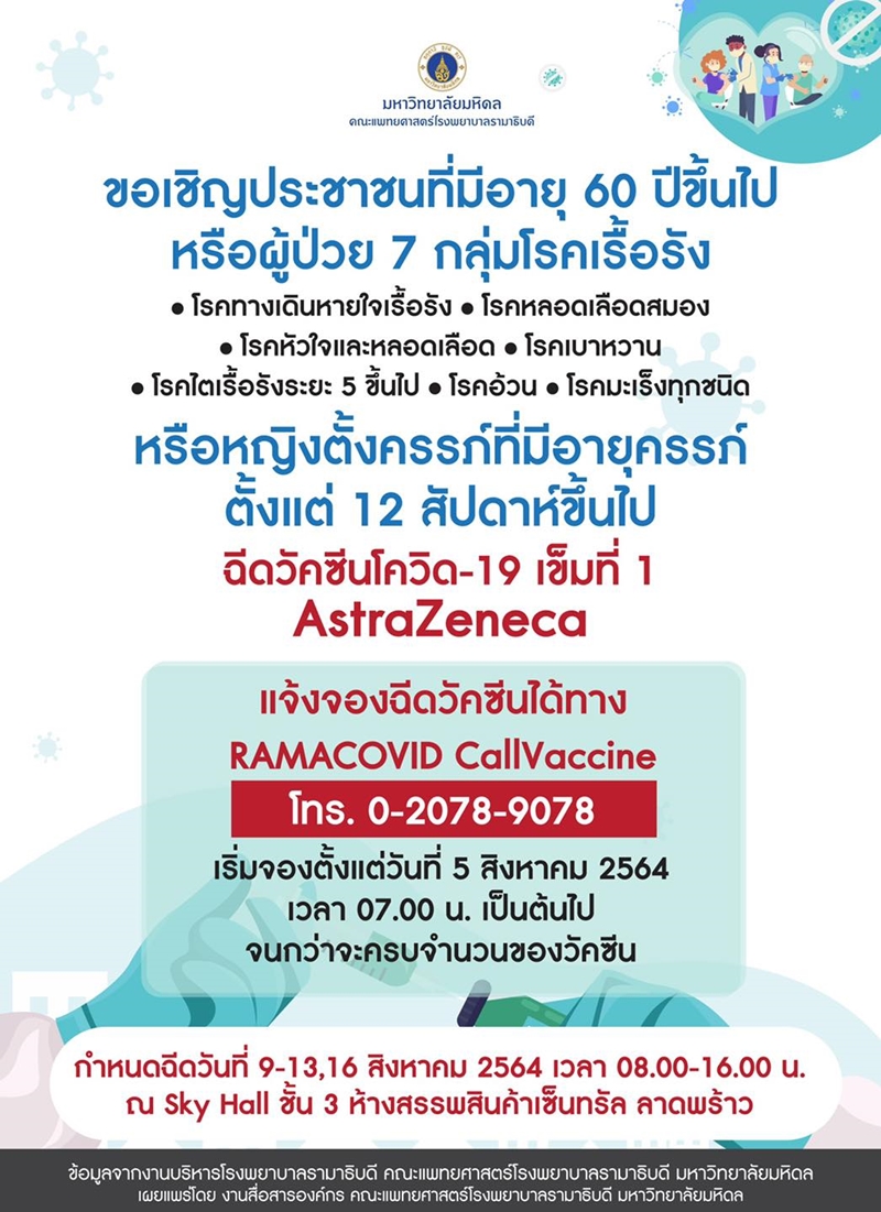 จุดฉีดวัคซีนโควิด ล่าสุด