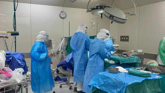  ทำคลอดคุณแม่ติดโควิด