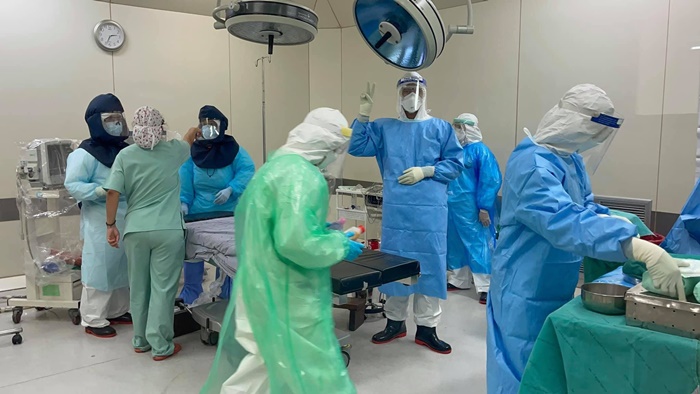  ทำคลอดคุณแม่ติดโควิด