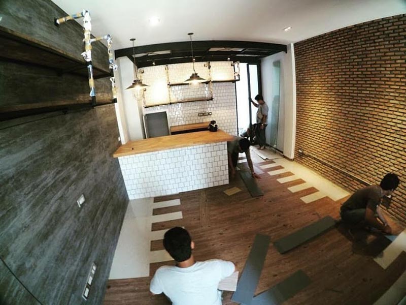 แต่งบ้านทาวน์โฮมสไตล์โมเดิร์นลอฟท์