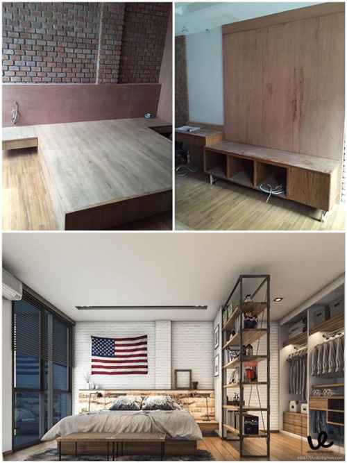 แต่งบ้านทาวน์โฮมสไตล์โมเดิร์นลอฟท์