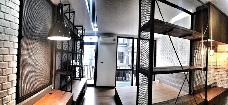 แต่งบ้านทาวน์โฮมสไตล์โมเดิร์นลอฟท์