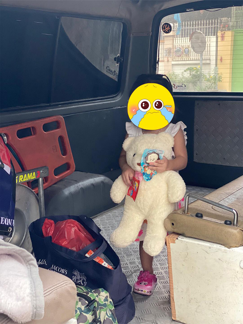 เผยภาพเด็ก 2 ขวบ ติดโควิด 19