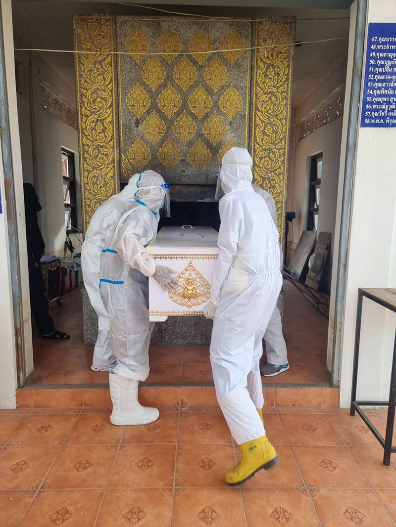 แม่ลูกติดโควิดตาย