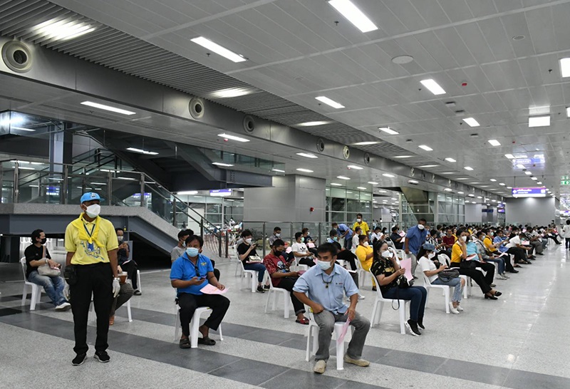 ฉีดวัคซีนโควิด สถานีกลางบางซื่อ ไม่เปิดวอล์กอิน อยากฉีดที่นี่ต้องทำตามนี้