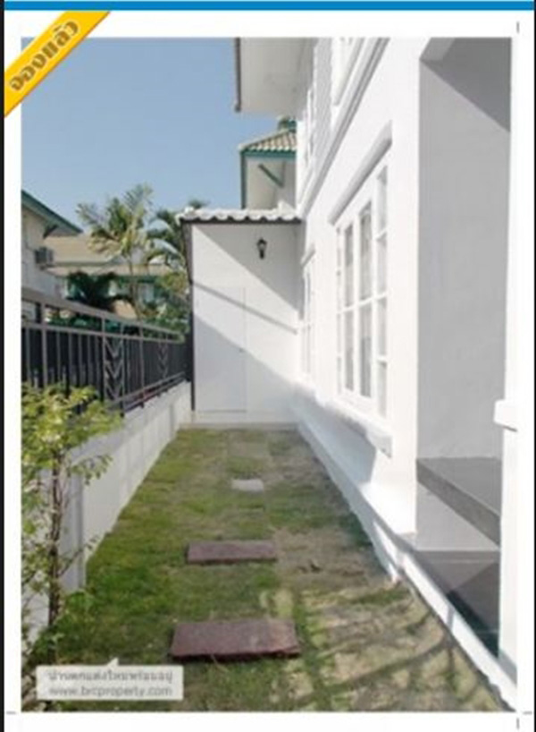 จัดสวนข้างบ้านทาวน์เฮ้าส์ และต่อเติมหลังคากันแดด