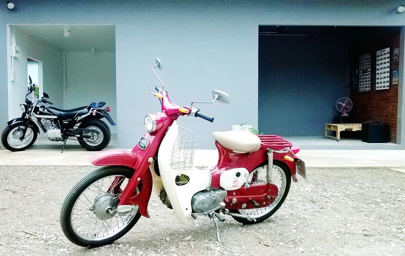 สร้างโรงจอดรถมอเตอร์ไซค์