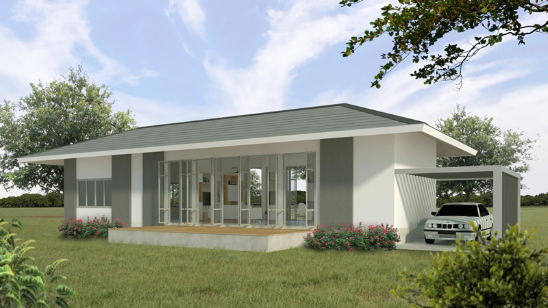 แบบบ้านฟรี ธอส.