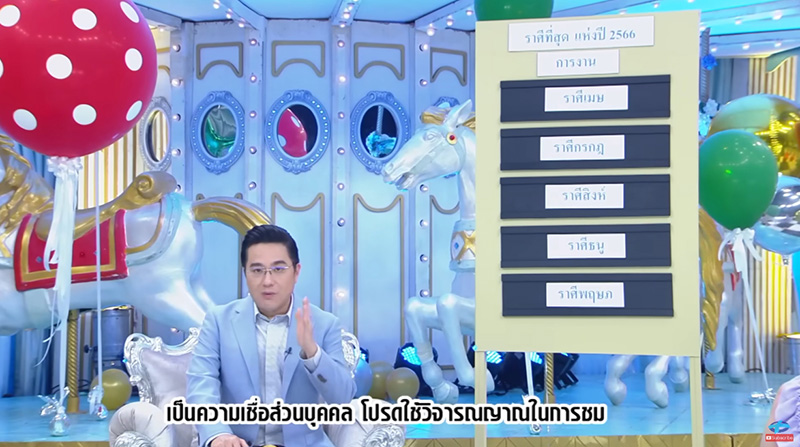 หมอช้าง ดูดวงราศีที่สุดแห่งปี 2566 