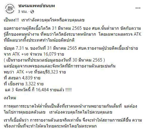 ยอดติดโควิดต่ำทั้งที่ระบาดหนัก