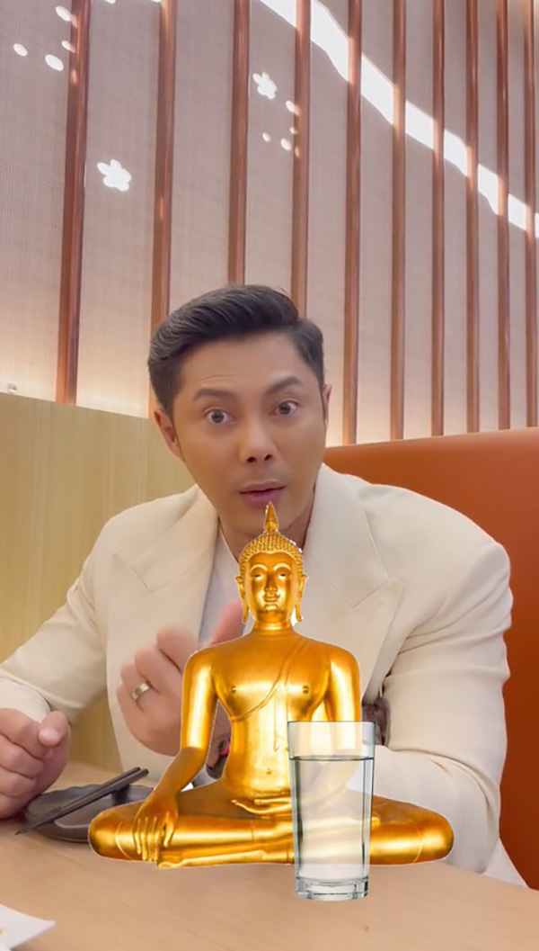 แมน การิน แนะเคล็ดลับถวายน้ำพระที่บ้าน