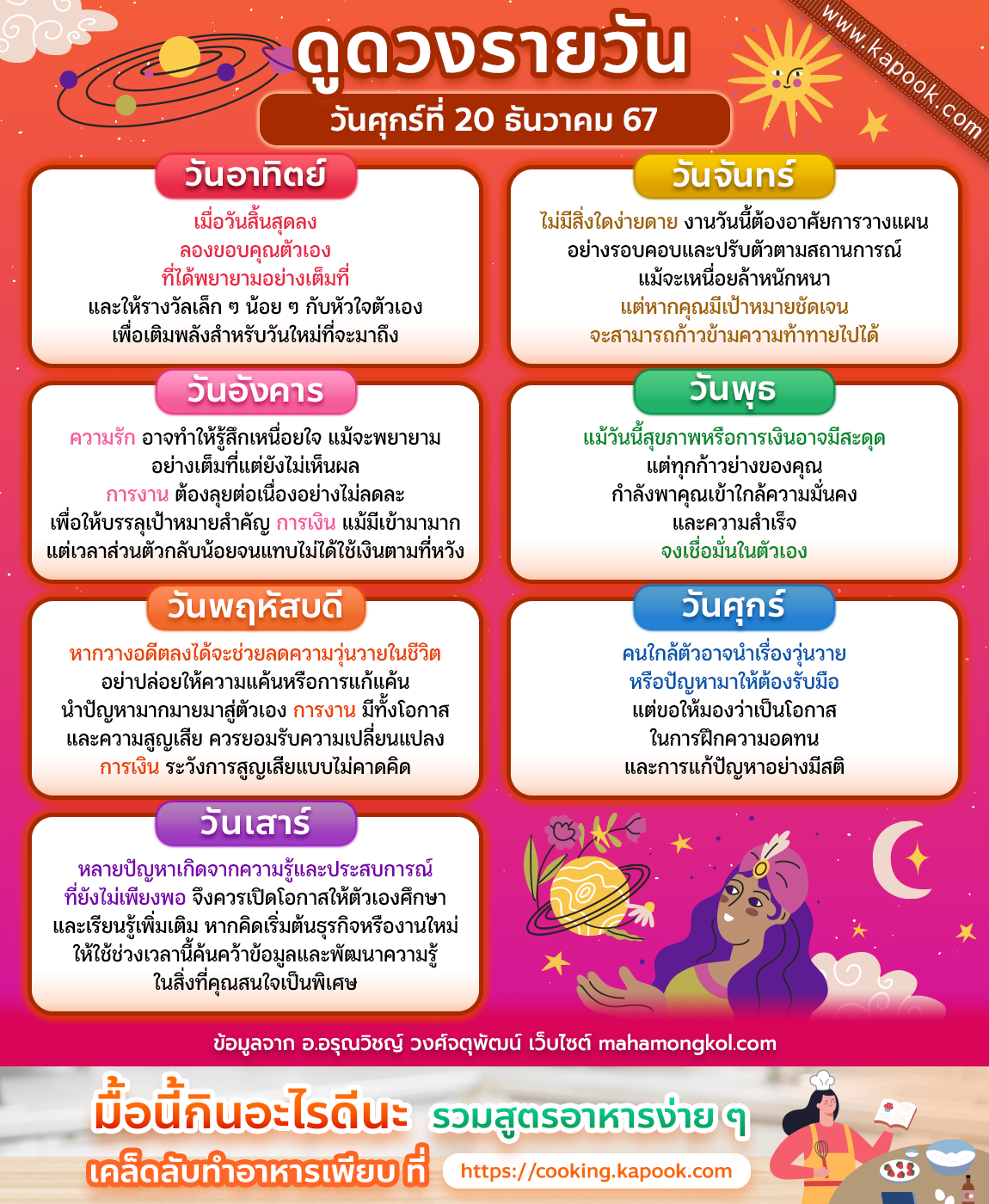 ดูดวงรายวัน