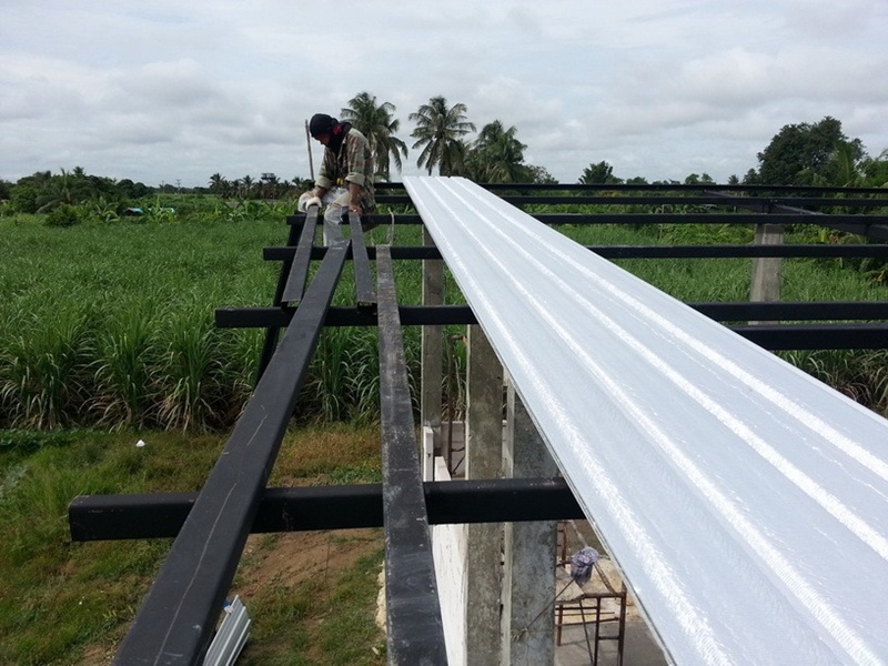 บ้านชั้นเดียวหลังเล็กกลางไร่ 