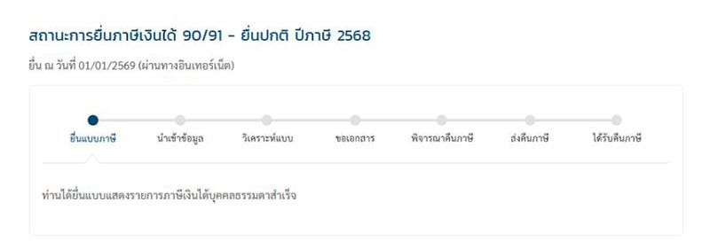 ยื่นภาษีออนไลน์ 2569