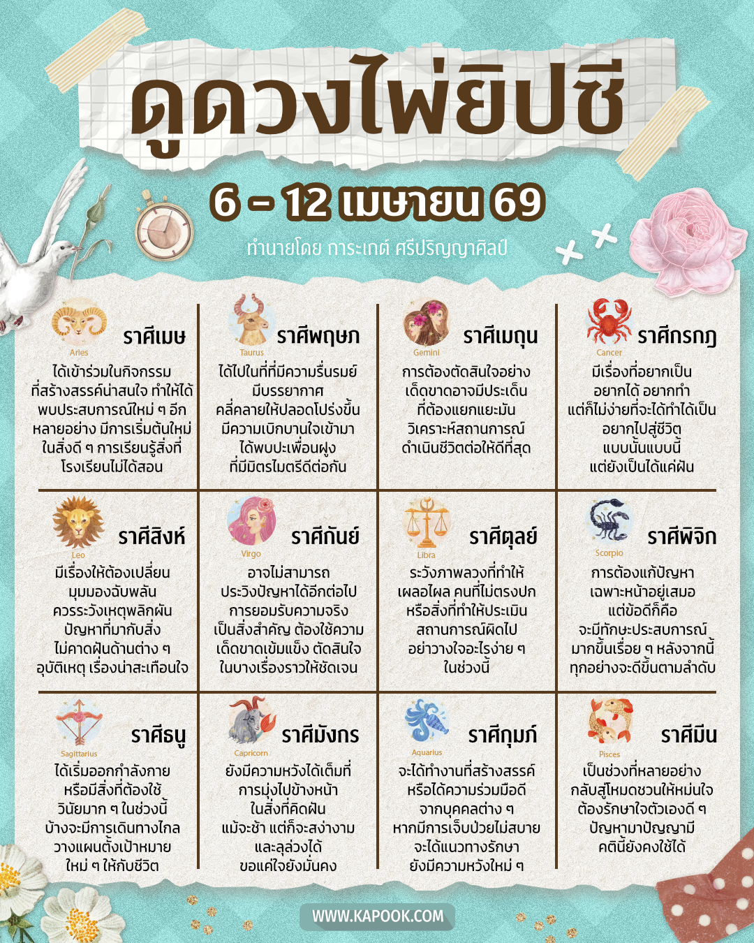 ดูดวงไพ่ยิบซี