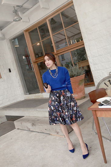 แฟชั่นกระโปรงลายดอก