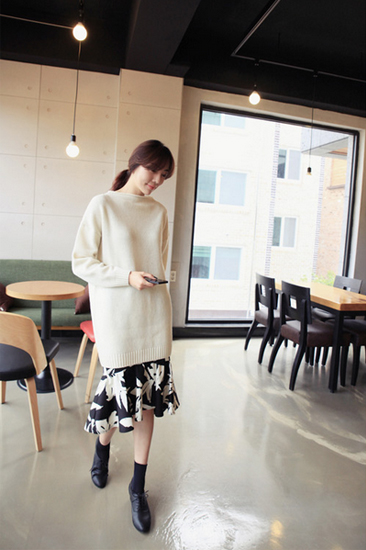 แฟชั่นกระโปรงลายดอก