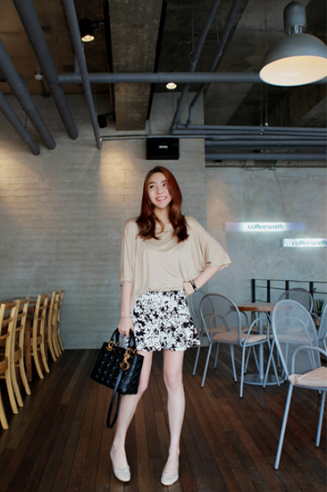 แฟชั่นกระโปรงลายดอก