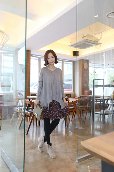 แฟชั่นกระโปรงลายดอก