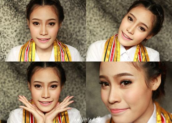 แต่งหน้ารับปริญญา