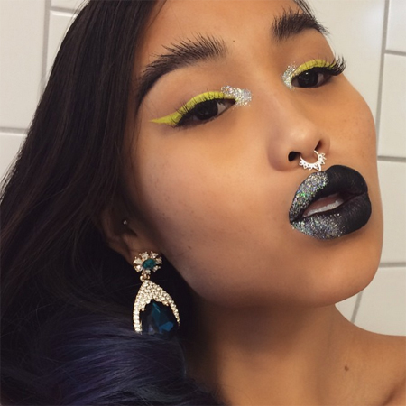 เจาะบนใบหน้า