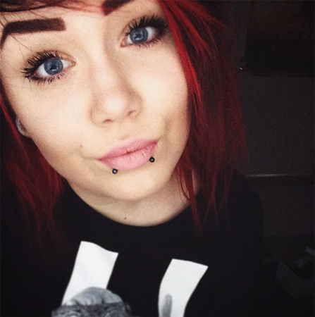 เจาะบนใบหน้า