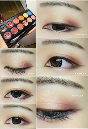 แต่งตาแบบสโมกกี้อาย