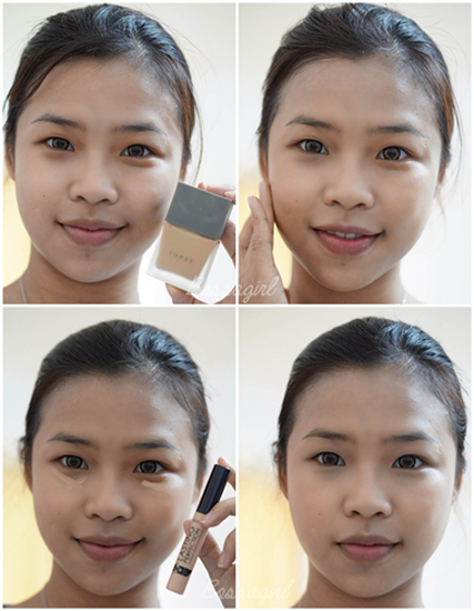 แต่งหน้าสาวผิวแทน