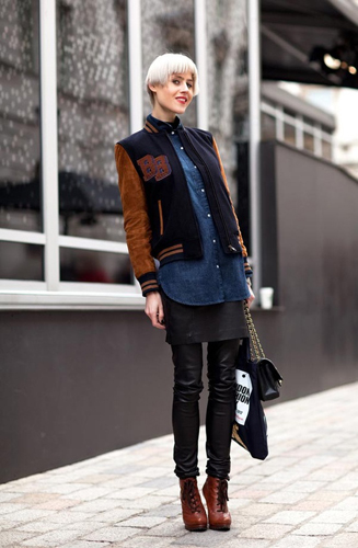 เสื้อแจ็คเก็ตไฮสคูล