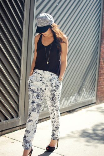 แฟชั่นกางเกงลายดอก