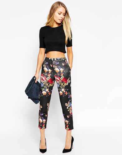 แฟชั่นกางเกงลายดอก