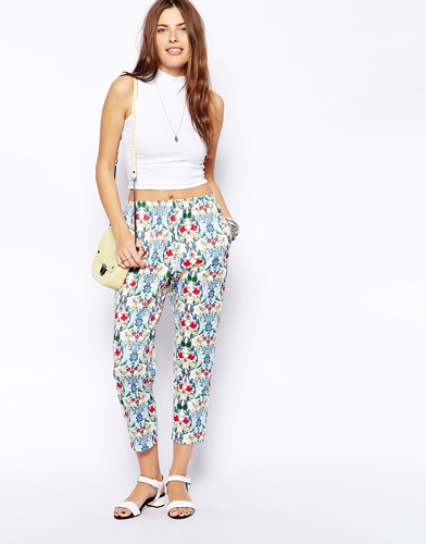 แฟชั่นกางเกงลายดอก