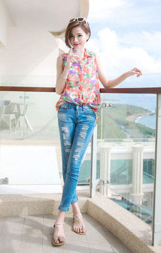 เสื้อสงกรานต์ เสื้อลายดอก