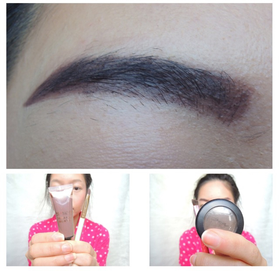 แต่งตาโทนสีม่วงชมพู