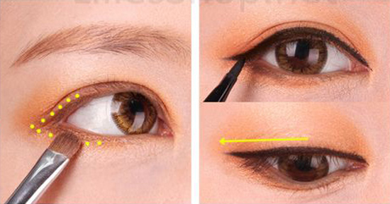 แต่งหน้าโทนส้ม