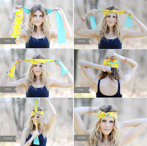 แฟชั่นผ้าผูกผม