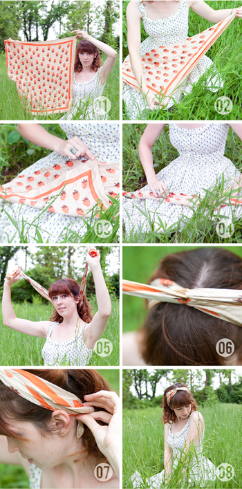 แฟชั่นผ้าผูกผม