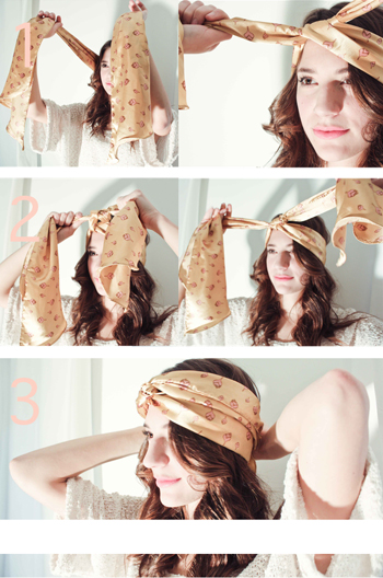 แฟชั่นผ้าผูกผม