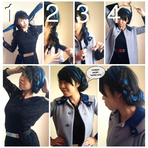 แฟชั่นผ้าผูกผม