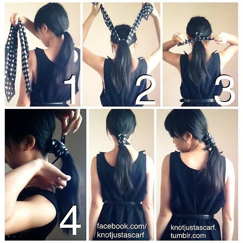 แฟชั่นผ้าผูกผม