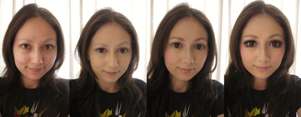 ก่อนหลังแต่งหน้า