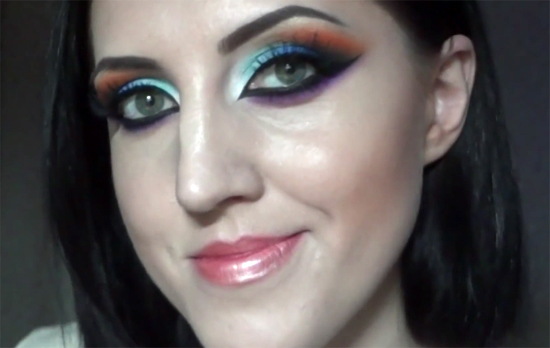 แต่งตาโทนสีส้ม