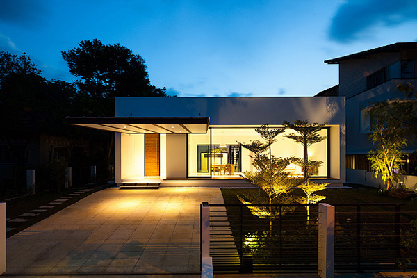 แบบบ้านตากอากาศชั้นเดียว 