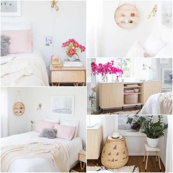 แบบห้องนอนแสนหวาน ของสาวโรแมนติก
