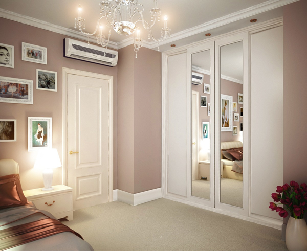 ห้องนอนสีชมพู ห้องนอนผู้หญิง